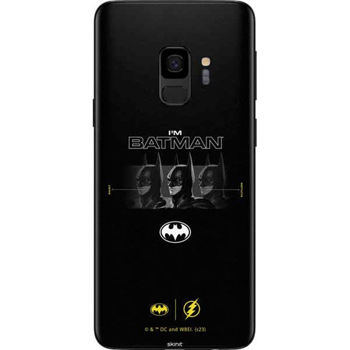 DC Comics The Flash Movie: I am Batman Past to Future Galaxy S9 Skin